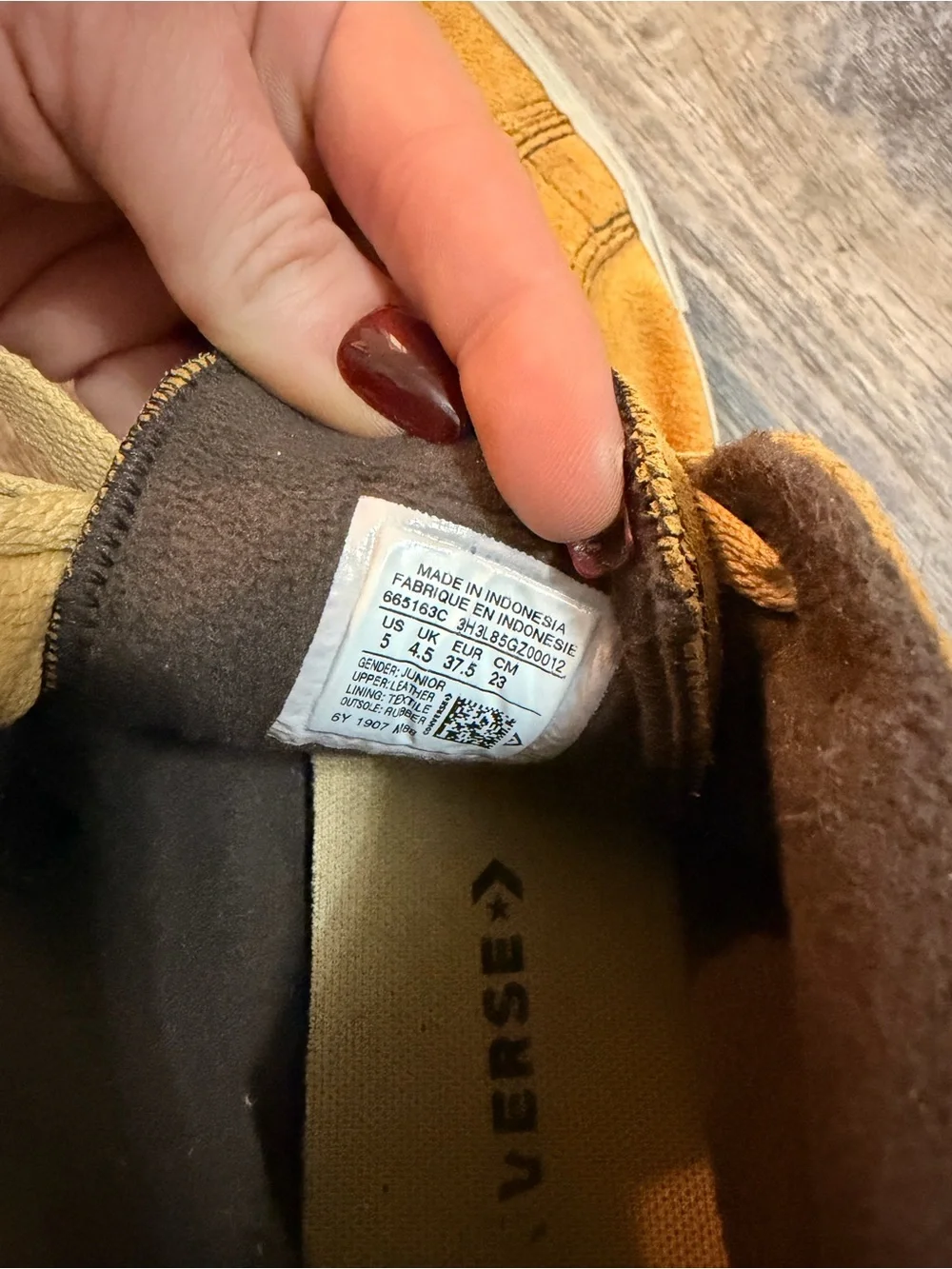 Converse Kids' Mustard Yellow High-Top Sneakers